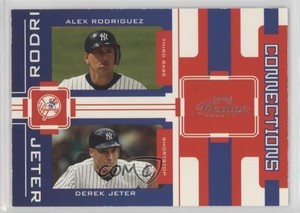 2005 Playoff Prestige Connections Alex Rodriguez Derek Jeter #C-13 HOF