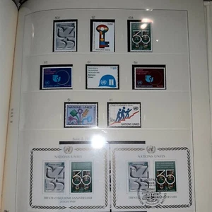 3 TAGE ANGEBOT!! UNO 1980-82 Komplett mit Safe Vor. Blättern Briefmarken&FDC+🎁 - Bild 1 von 4