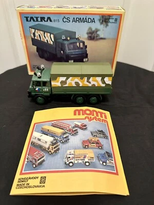 KIT SISTEMA MONTI 1:48 TATRA 815 CS ARMADA TIPO 11 CAMIÓN MILITAR COMO NUEVO EN CAJA Foto 1 de 4