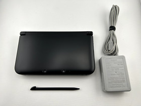 [A-rank] Nintendo 3DS LL XL console Black with Charger/Stylus