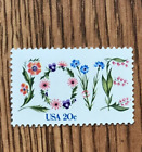 US 20C Love with Flowers, MNH/OG Single Stamp in Excellent Condition
