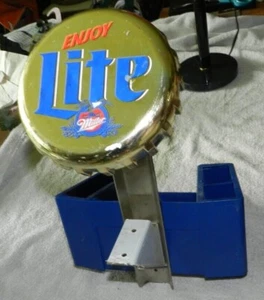 Lite Beer Miller Bar Mounted Bottle opener - Picture 1 of 8