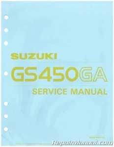 Used 1982 1983 Suzuki GS450GA Motorcycle Service Manual - Bild 1 von 1
