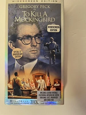 New Sealed To Kill A Mockingbird VHS 1998 widescreen edition Universal THX - Image 1 of 4