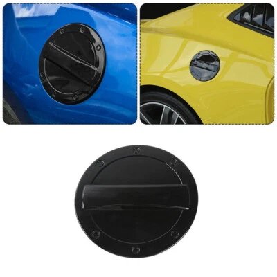 Car Door Fuel Tank Gas Cap Cover Trim Decor Black for Chevrolet Camaro 2017-2024 Foto 1 de 4