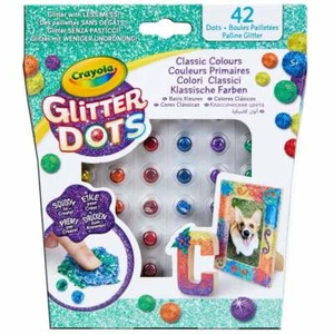 Crayola 42 Modelable Glitter Dots Classic Colours Assortment - Ideal Refill Pack - Picture 1 of 3