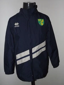 2016-18 Norwich Erreà Rain Jacket EXCELLENT (M) Shirt Jersey Trikot Camiseta 123 - Picture 1 of 6