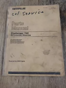 Caterpillar challenger 70C Differential Steering Parts Manual 1R-1386-M4 - Picture 1 of 4