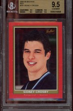 Sidney Crosby 2005-06 Upper Deck UD Bee Hive Rookie RC Red 101 BGS 9.5 True Gem