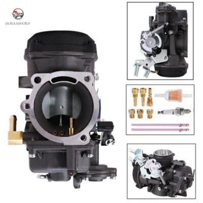 Carburador CV 40 mm para Harley Davidson CV40 Road King Super Glide Fatboy Touring Foto 1 de 4