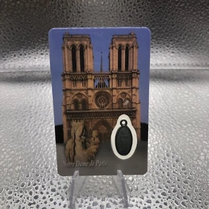 Notre Dame Cathedral Paris Virgin Mary Pendant Pipe John Paul Prayer - Picture 1 of 2