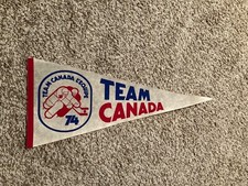 Team Canada 1974 Hockey Pennant WHA Russia Gordie Howe Bobby Hull Cheevers
