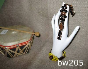Açaí & Morototó Samen Armband mit einem Buriti Samen, Holzspänen & Doppelstrang - Bild 1 von 1