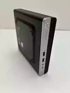 Mini HP Prodesk 400 G4 DM i3-8100T 8th Ram 8 Go SSD NVME 256 Go Wifi Win 11pro - Picture 1 of 4