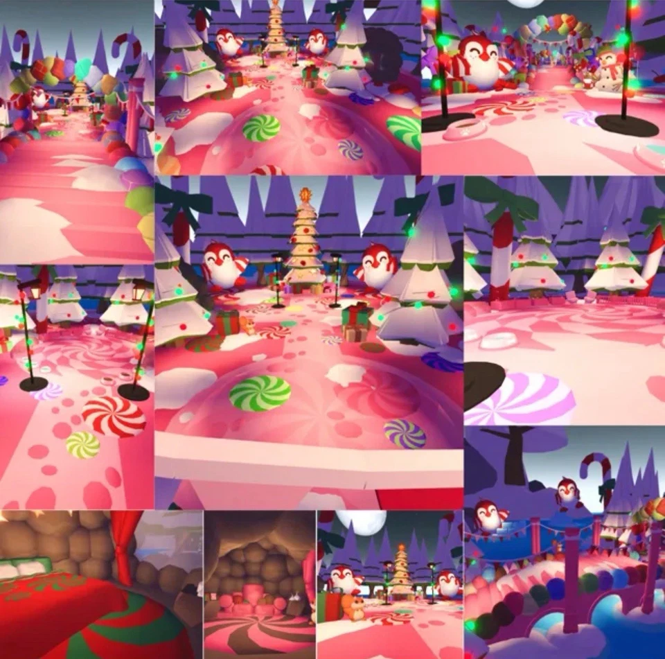 Peppermint Penguin Build- Adopt From Me - Cheap