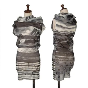 Jean Paul GAULTIER FEMME Graphic Printed Mesh Tunic Size 40(K-151075) - Picture 1 of 12