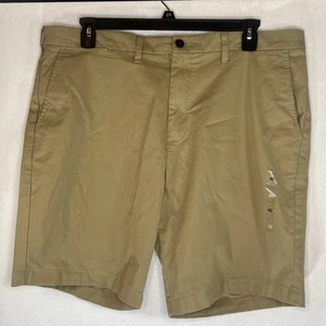 Tommy Hilfiger Herren TH Flex Stretch Flatfront Chino Shorts Größe 40x9 Khaki Neu - Bild 1 von 5