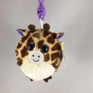 Ty Beanie Ballz Key Clip TIPPY the Giraffe 3" NEW MWMTs Plush Stuffed Animal Toy - Picture 1 of 6