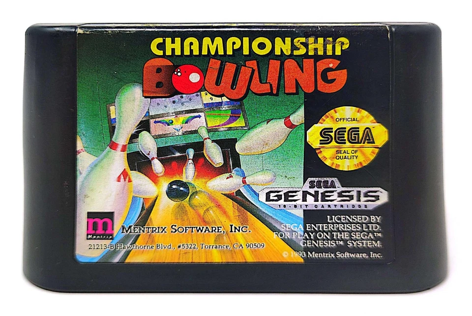 Championship Bowling Sega Genesis Cartridge Only - Image 1 of 4