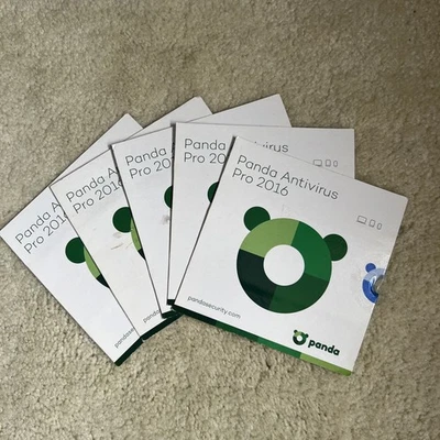 5 X Panda Antivirus Pro 2016 1 Device 1 Year New Sealed Ships Via Royal Mail - Image 1 of 2