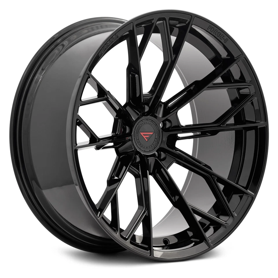 Ferrada FORGE-8 FR11 Wheel 20x9 (20, 5x120.65, 74.1) Black Single Rim - Image 1 of 4