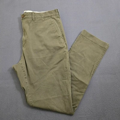 J. Pantalones chinos deportivos ajustados Crew Outlet para hombre 36X34 (36X32) verdes flexibles Foto 1 de 4