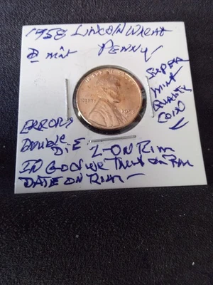 Lincoln Penny Denver 1958 como nuevo Foto 1 de 2