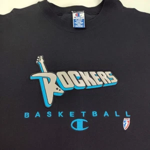 Vtg Cleveland Rockers Wnba Basketball Sweatshirt Champion XL Rare - Picture 1 of 12