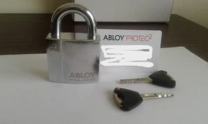 Abloy Protec2 PL 340/25 Steel Padlock With 2 Keys and Keycode Card - Picture 1 of 4