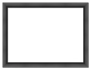 22x16 Frame Black Picture Frame Modern Photo Frame UV Acrylic, Acid Free Backer - Picture 1 of 9