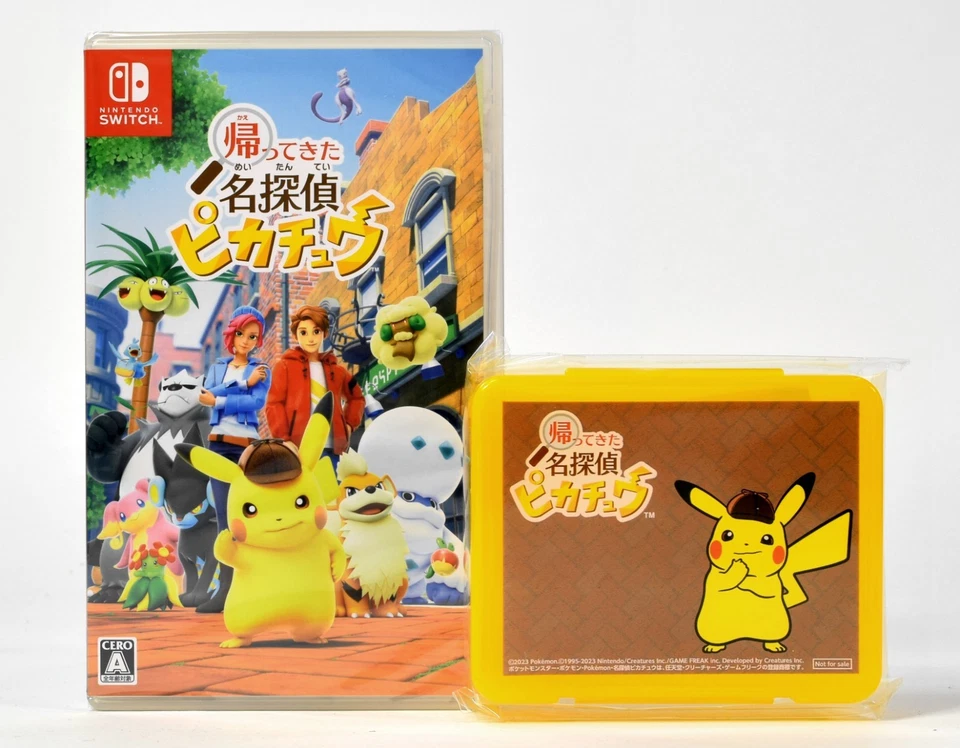 Nintendo Switch,Detective Pikachu Returns Japanese,Meisterdetektiv Pikachu,neu - Bild 1 von 2