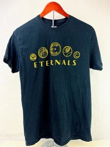 Offizielles Marvel Eternals T-Shirt Herren M schwarz Rundhals Film Promo MCU Comics - Bild 1 von 5