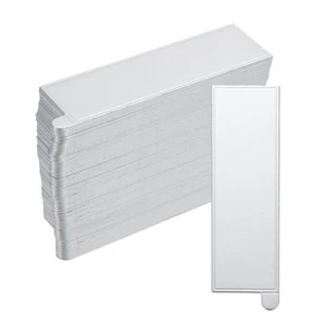 200pcs Mini Cake Boards, Mousse Cake Cardboards Rectangle for Cake(Silver Tone) - Picture 1 of 5