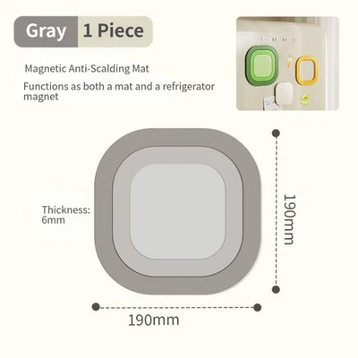 Table Protector Kitchen Use Serving And Cooking Magnetic Trivet Kitchen Coaster - Image 1 of 4