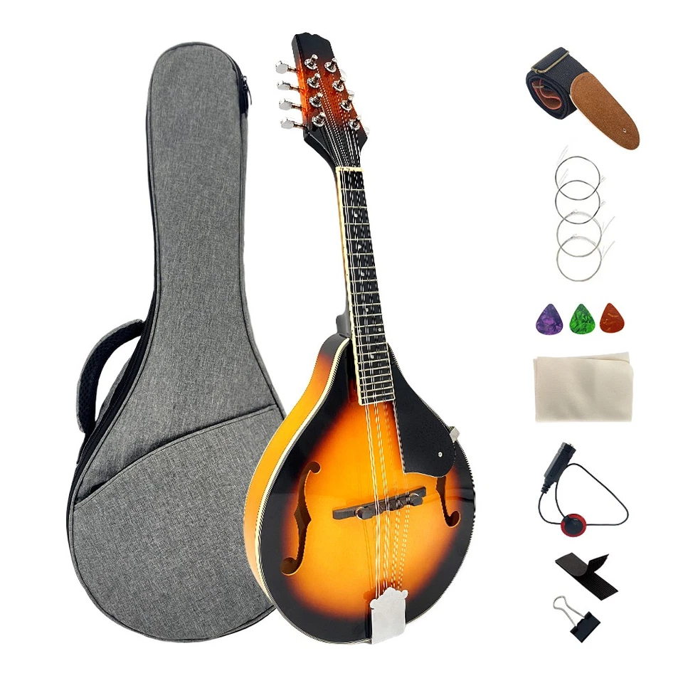 Kit de instrumentos estilo mandolina A con bolsa de concierto selecciones de correa para principiantes  Foto 1 de 4