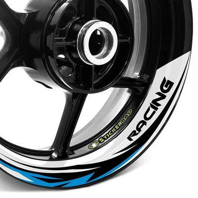 Pegatinas llantas interiores 17 pulgadas S01W Aqua para Honda CBR600RR 03-24 23 22 21 20 Foto 1 de 4