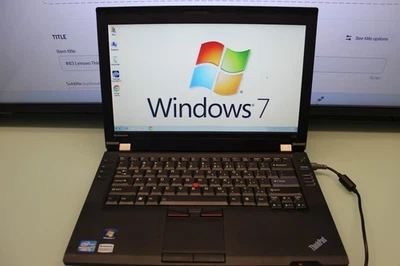 #83 Lenovo ThinkPad L420 14" Laptop Core i3 4GB RAM 250GB HDD WINDOWS 7 OEM Foto 1 de 4