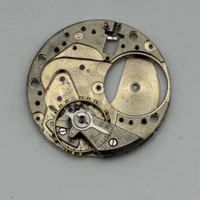Movado Cal 125 Watch Movement Manual Wind Vintage Incomplete Parts Repair 28.3mm - Image 1 of 4