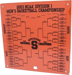 Syracuse Orange 12" x 12" Bracket Basketball Court - Picture 1 of 1