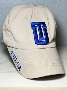 Mütze Kappe University of Tulsa TU Golden Hurricane beige verstellbarer Riemen Rawlings - Bild 1 von 10