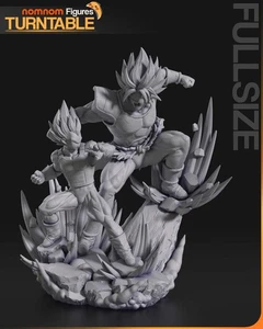 Vegeta vs Broly | Resin Model or Bust Kit | DIY Dragon Ball Z Epic Showdown - Picture 1 of 11