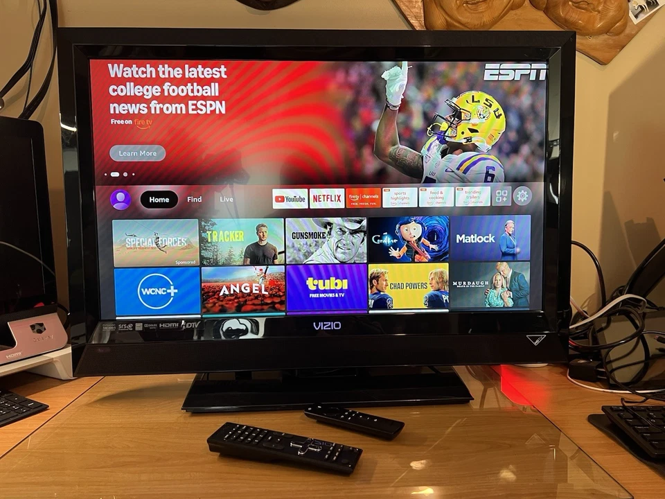 Vizio E321VL 32” LCD HDTV 1080p with Fire TV Stick - Image 1 of 4