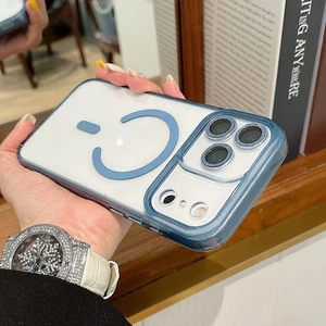 Stoßfeste Magnet Glitzer Hülle Klar Cover für iPhone 17/17 Pro/17 Pro Max/Air - Bild 1 von 20