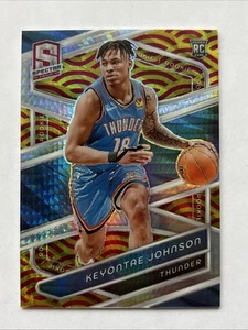 2023-24 Panini Spectra Keyontae Johnson International Red & Yellow /49 RC #151 - Bild 1 von 3