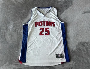 Fanatics Detroit Pistons Derrick Rose #25 NBA Jersey Men’s Size Large White - Photo 1/9