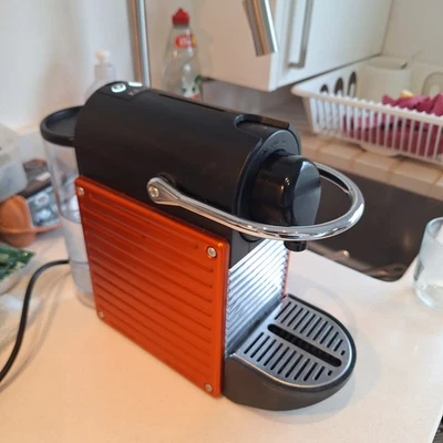 Nespresso Krups Pixie XN304T40 Coffee Machine, Titanium for parts - Image 1 of 4