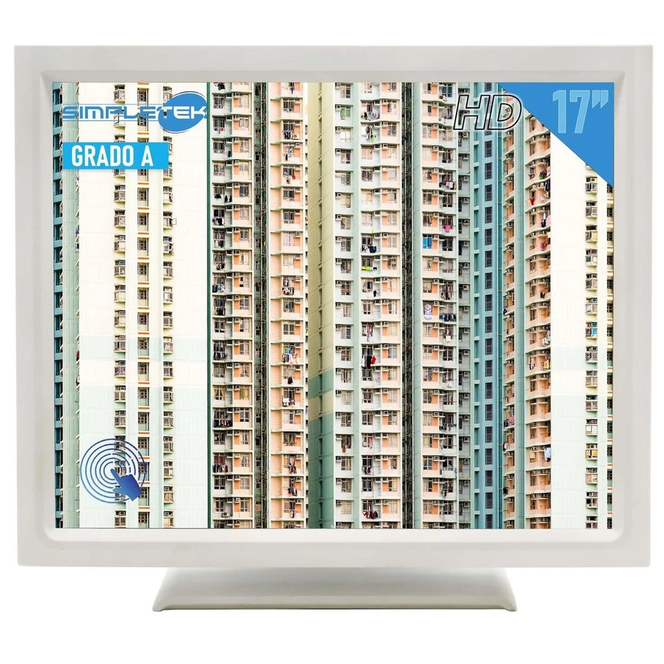 Planar PT1745R-WH Monitor 17 " Touch Screen Square 5:4 Case Pos Restaurant - Image 1 of 4