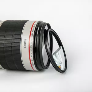 Split Diopter Prism Camera Foreground Magnifying Blur Filter Film 58 67 77 82mm - Picture 1 of 8