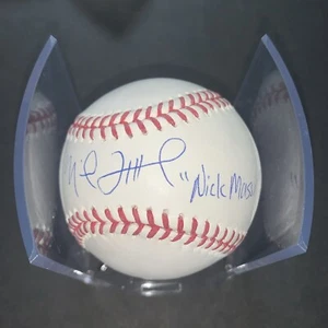 Michael Lomenda Signed Jersey Boys Broadway Nick Massi MLB Baseball Beckett BAS - Picture 1 of 9