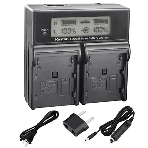 Cargador rápido Kastar para Canon BP-A30 BP-A60 BP-A90 CG-A10 CG-A20 EOS C200 - Imagen 1 de 4